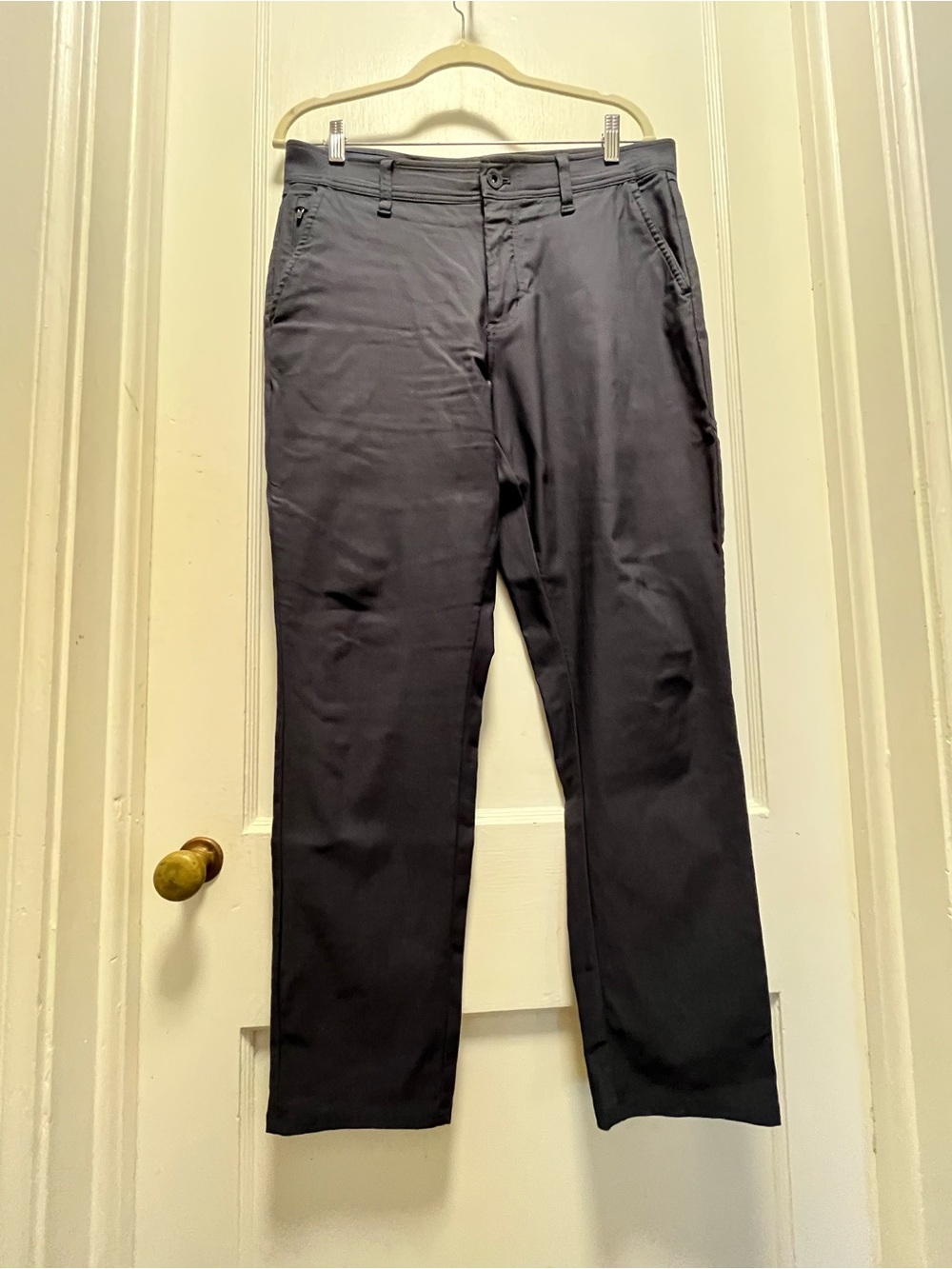 Weatherproof Men's Straight Chino Pants - Charcoal Gray 32/30